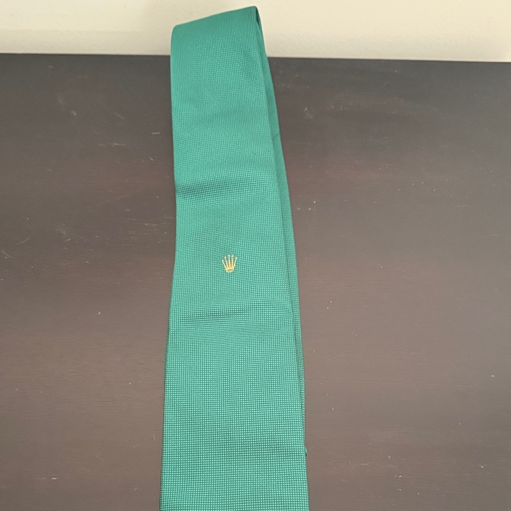 Rare! Green Rolex tie.